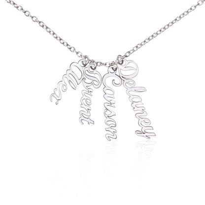 Vertical Name Necklace – Personalized Cursive Necklace, Minimalist, Statement,  Empowerment Jewelry