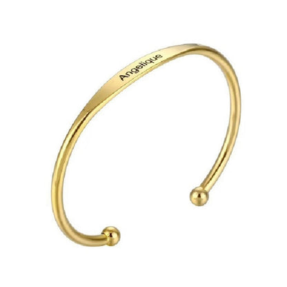 Custom Affirmation Bracelet, Personalized DIY Family Name Inscription Bracelet